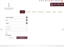 Tablet Screenshot of eslacasa.com